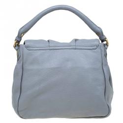 Pre Owned Marc by Marc Jacobs Grey Leather Classic Q Lil Ukita Satchel