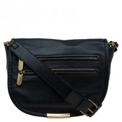 Marc By Marc Jacobs Black Leather Luna Messenger Bag