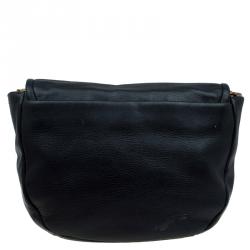 Marc By Marc Jacobs Black Leather Luna Messenger Bag