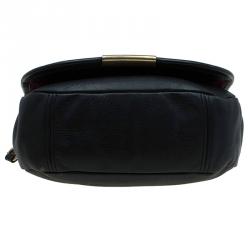 Marc By Marc Jacobs Black Leather Luna Messenger Bag