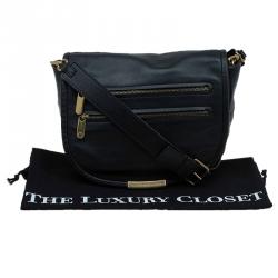 Marc By Marc Jacobs Black Leather Luna Messenger Bag