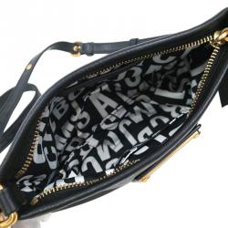 Pre Owned حقيبة كروس مارك باي مارك جاكوبس كلاسيك كيو بيرسي جلد أسود