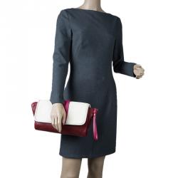 Marc By Marc Jacobs Tri Color Leather Flipping Out Clutch