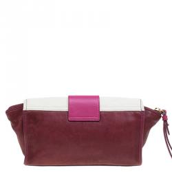 Marc By Marc Jacobs Tri Color Leather Flipping Out Clutch