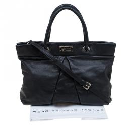 Pre Owned Marc by Marc Jacobs Black Leather Marchive Tote