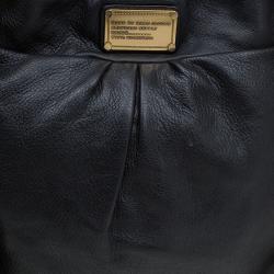 Pre Owned Marc by Marc Jacobs Black Leather Marchive Hilli Hobo