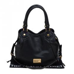 Pre Owned حقيبة كتف مارك باي مارك جاكوبس كلاسيك كيو فرانسيسيكا جلد أسود