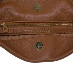 Pre Owned حقيبة مارك باي مارك جاكوبس كلاسيك كيو هيليير جلد بني