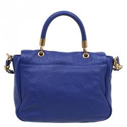 Pre Owned حقيبة كتف مارك باي مارك جاكوبس تو هوت تو هاندل جلد زرقاء