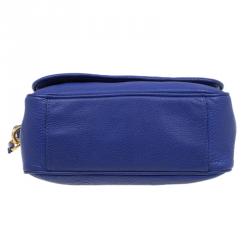 Pre Owned حقيبة كتف مارك باي مارك جاكوبس تو هوت تو هاندل جلد زرقاء