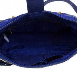 Pre Owned حقيبة كتف مارك باي مارك جاكوبس تو هوت تو هاندل جلد زرقاء