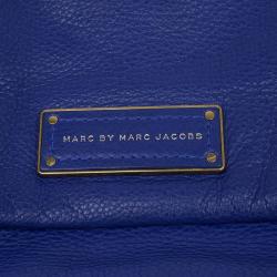 Pre Owned حقيبة كتف مارك باي مارك جاكوبس تو هوت تو هاندل جلد زرقاء