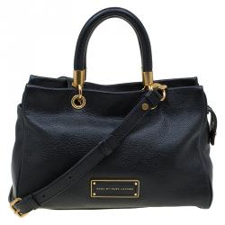 Pre Owned Marc by Marc Jacobs Black Leather Too Hot To Handle Tote