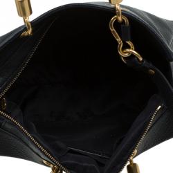 Pre Owned Marc by Marc Jacobs Black Leather Too Hot To Handle Tote