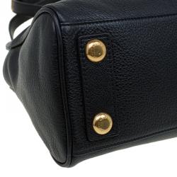 Pre Owned Marc by Marc Jacobs Black Leather Too Hot To Handle Tote