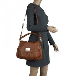 Pre Owned حقيبة مارك باي مارك جاكوبس Q ليل يوكيتا كلاسيك جلد بنية 