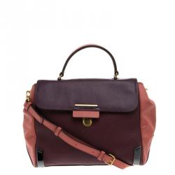 Pre Owned حقيبة مارك باي مارك جاكوبس شيلتيرد ايلاند جلد ثلاثية اللون