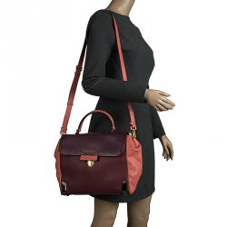 Pre Owned حقيبة مارك باي مارك جاكوبس شيلتيرد ايلاند جلد ثلاثية اللون