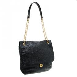 Pre Owned حقيبة كتف مارك باي مارك جاكوبس طباعة حالمة جلد سوداء