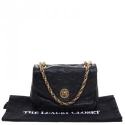 Pre Owned حقيبة كروس مارك باي مارك جاكوبس دريمي شعار جلد سوداء