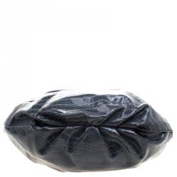 Pre Owned حقيبة مارك باي مارك جاكوبس جلد لامعة نقش تمساح خضراء أميريلاد