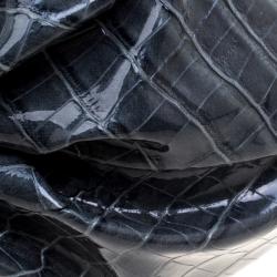 Pre Owned حقيبة مارك باي مارك جاكوبس جلد لامعة نقش تمساح خضراء أميريلاد