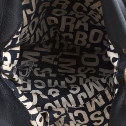 Pre Owned Marc by Marc Jacobs Black Leather Classic Q Hillier Hobo