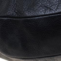 Pre Owned Marc by Marc Jacobs Black Leather Classic Q Hillier Hobo