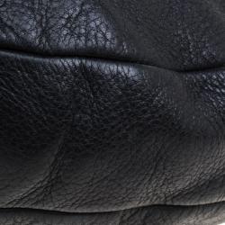 Pre Owned Marc by Marc Jacobs Black Leather Classic Q Hillier Hobo