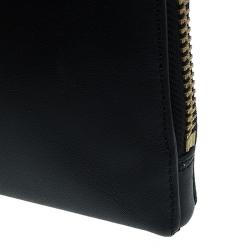 Pre Owned Marc by Marc Jacobs Black Leather Cosmetic Pouch 