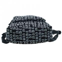 مملوكة مسبقًا Marc by Marc Jacobs Black Neoprene Dynamite Logo 13 Computer Backpack