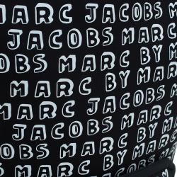 مملوكة مسبقًا Marc by Marc Jacobs Black Neoprene Dynamite Logo 13 Computer Backpack