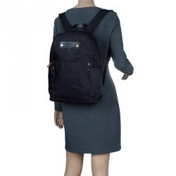 Marc by Marc Jacobs Black Nylon Preppy Backpack