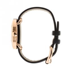 مملوكة مسبقًا ساعة يد مارك باي مارك جاكوبس MBM1225 ستانلس ستيل مطلي بالذهب أسود نسائي 36 مم