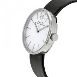 Pre Owned Marc by Marc Jacobs White Stainless Steel MBM1365 Women's Wristwatch 36MM