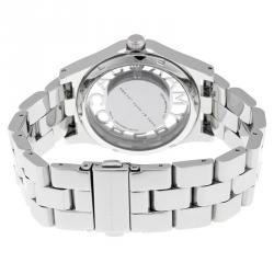 Pre Owned ساعة يد نسائية مارك باي مارك جاكوبس MB3205 ستان لس ستيل فضي 40 مم