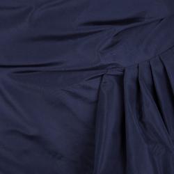 Pre Owned Marc Jacobs Navy Blue Front Drape Detail Maxi Skirt S