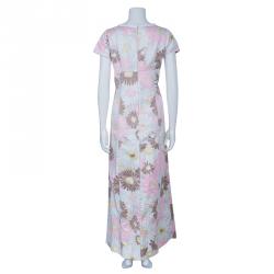 Pre Owned Marc Jacobs Floral Print Long Dress S