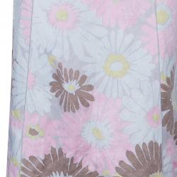 Pre Owned Marc Jacobs Floral Print Long Dress S