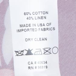 Pre Owned Marc Jacobs Floral Print Long Dress S