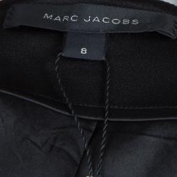 Pre Owned Marc Jacobs Cream Patterned A-Line Skirt M