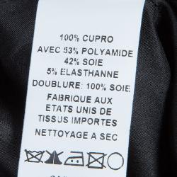 Pre Owned Marc Jacobs Cream Patterned A-Line Skirt M