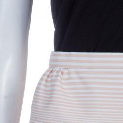 Pre Owned Marc Jacobs Peach Striped Skirt L