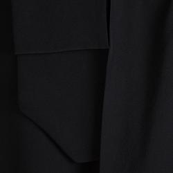 Pre Owned Marc Jacobs Black Silk Long Sleeve Blouse L