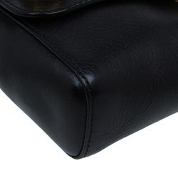 Pre Owned Marc Jacobs Black Leather Small Studded Gotham Shoulder Bag