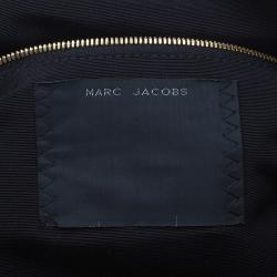 Pre Owned Marc Jacobs Black Leather Laces Nomad Hobo