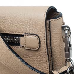 Pre Owned Marc Jacobs Beige Pebbled Leather Small Big Apple Gotham Shoulder Bag