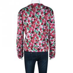Pre Owned Marc Jacobs Multicolor Floral Print Sweatshirt M