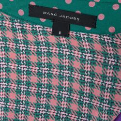 Marc Jacobs Multicolor Dotted Silk Dress M