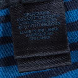 Marc Jacobs Blue Geometric Print Coat S